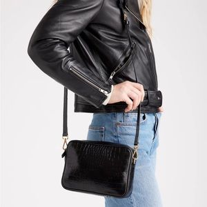 Quince Italian Leather Crossbody Bag